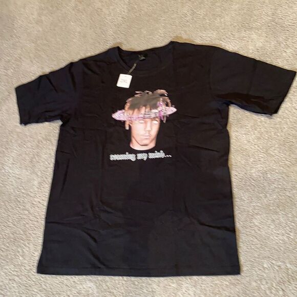 Men’s Roaming My Mind Juice Wrld T-Shirt Black 2XL NWT - Picture 1 of 5